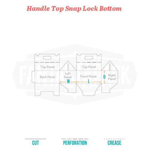 Snap Lock Gift Tote